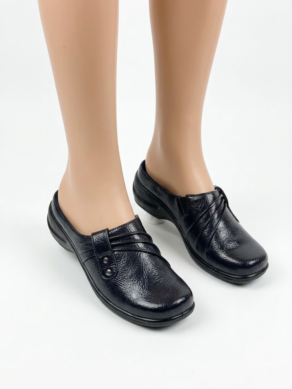 Black Women's Comfort Slip-On Shoes